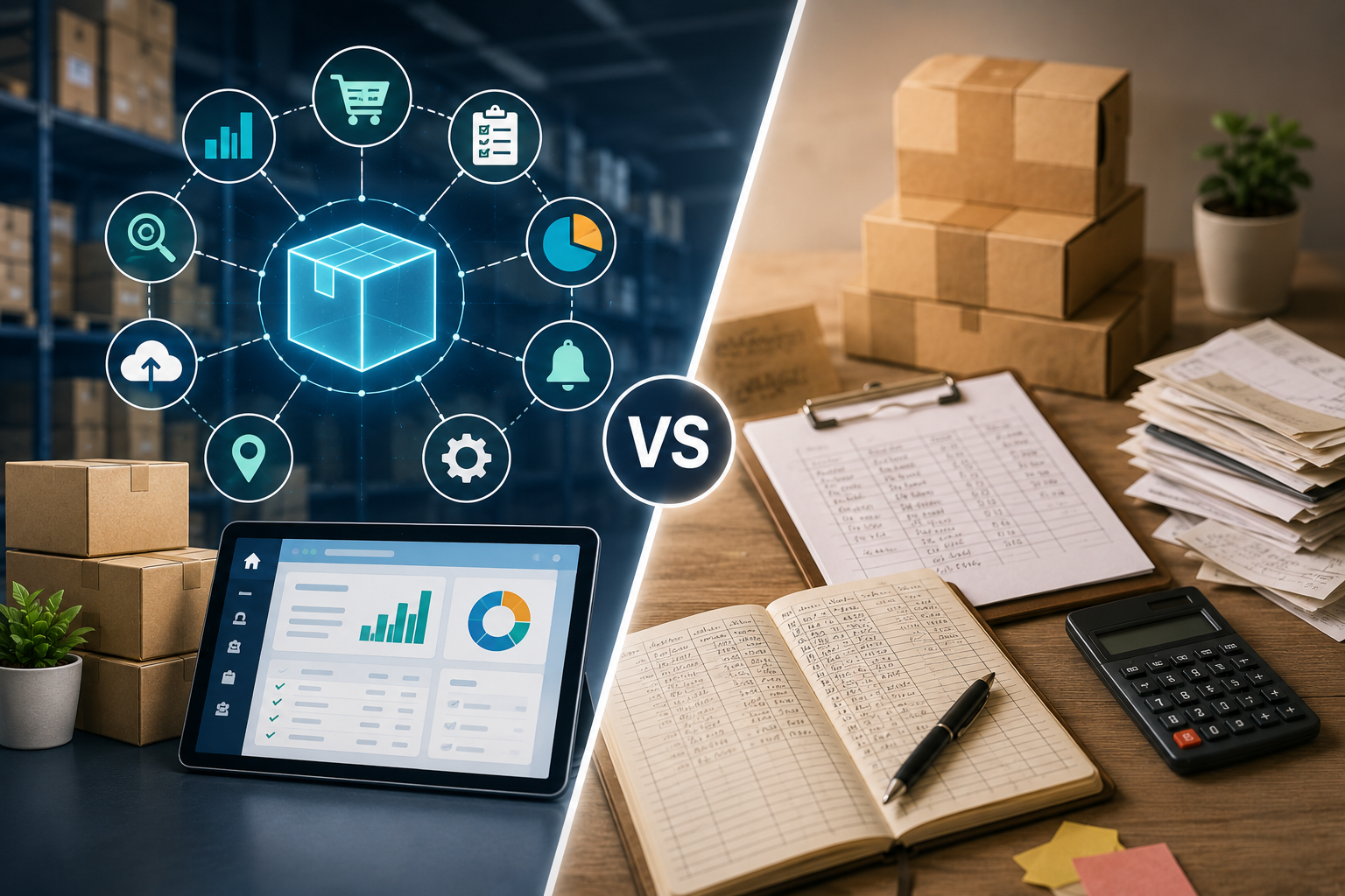 inventory management software vs manual tracking