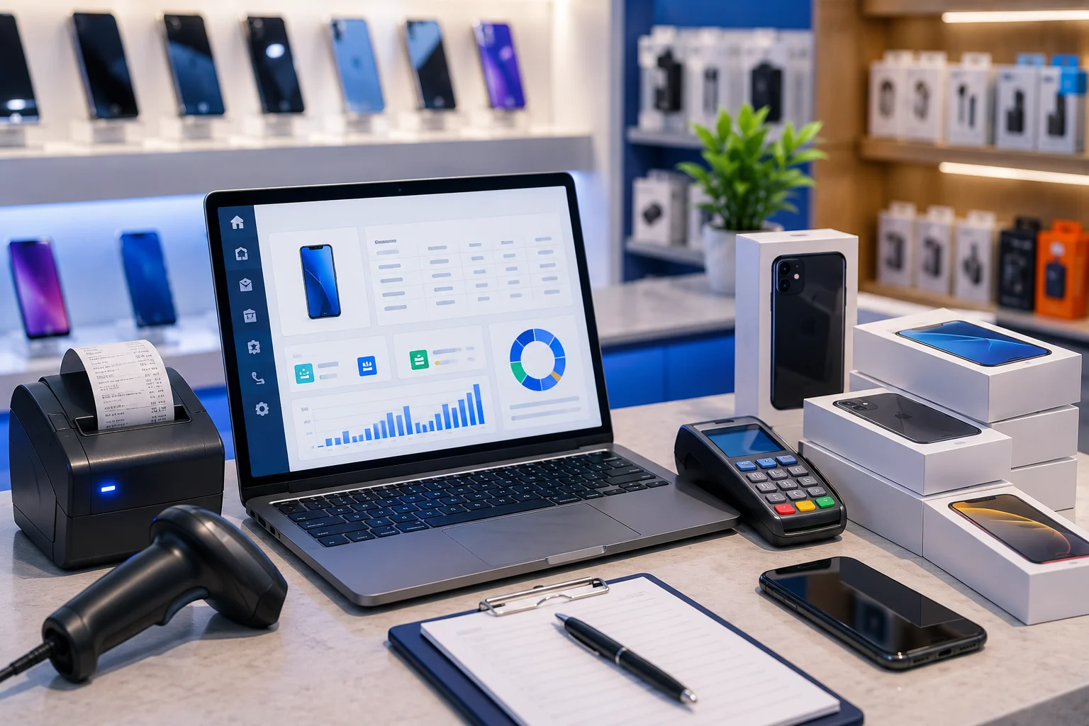 mobile shop billing software