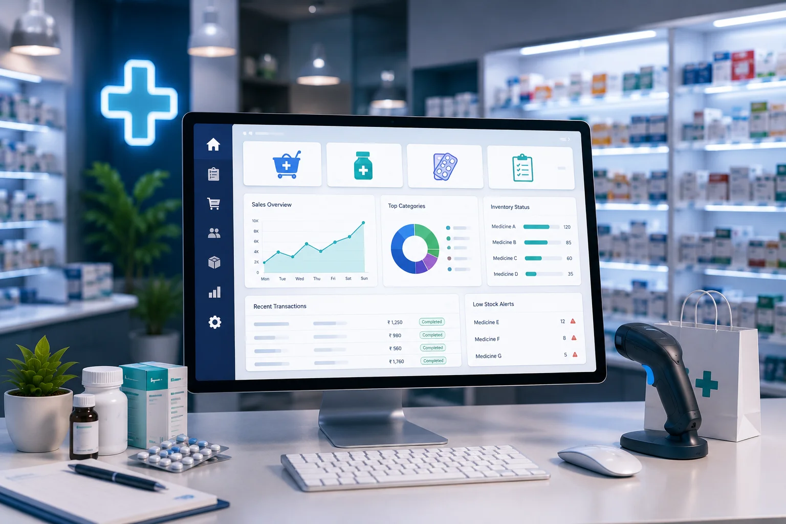 retail management software for pharmacy shops